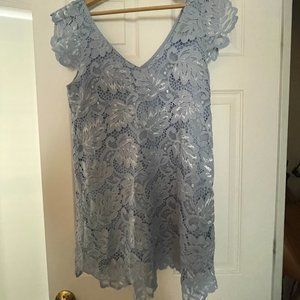 BB Dakota Light Blue Lace Dress